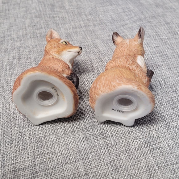 Vintage Franklin Mint Noah's Ark Fox Salt and Pepper Shaker - Picture 6 of 6
